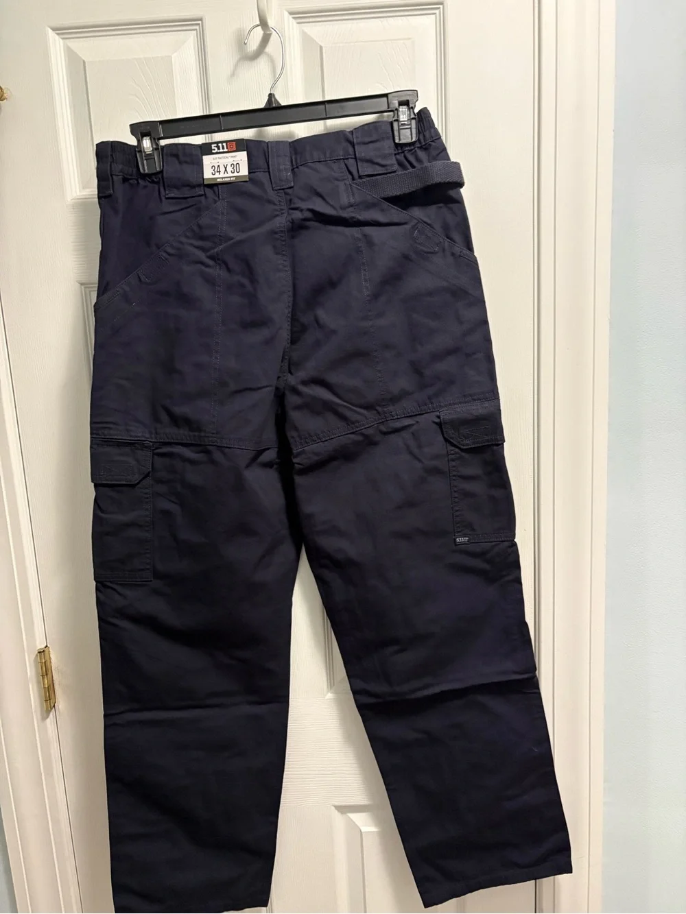5.11 Tactical Men's Navy Blue Cargo Pants - Picture 3 of 3